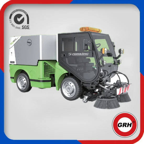 Barredora industrial con tanque de agua a la venta Barredora de energía eléctrica Barredora de carretera con paseo exterior